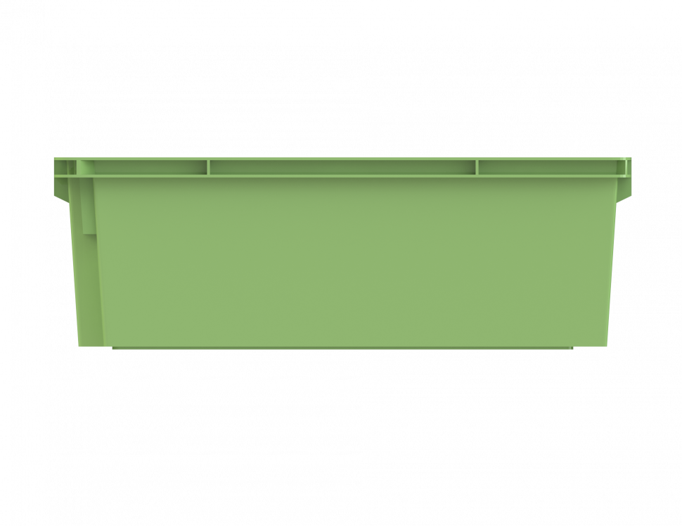 Ящик универсальный пищевой конусный сплошной (600х400х200)