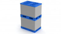 Разборный пластиковый облегчённый контейнер Polybox
