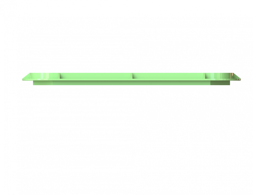 Крышка лотка кондитерского  (453х335х15)